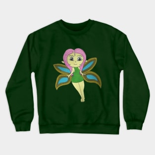 Little Green Fairy Crewneck Sweatshirt